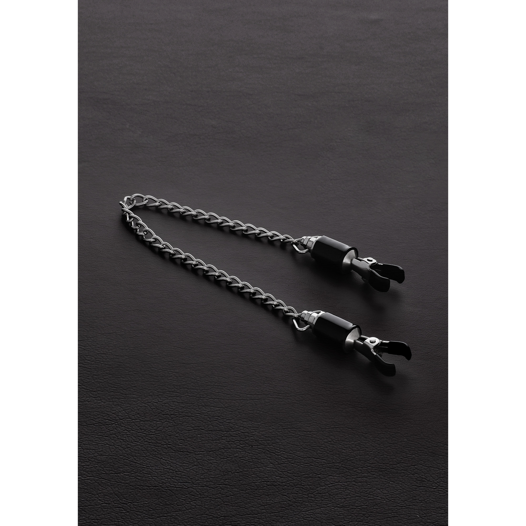 Fass Tit Klemmzangen mit Kette (Paar)