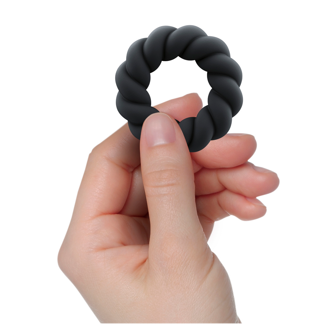 Twist - Non-Vibrating Cockring - Schwarz
