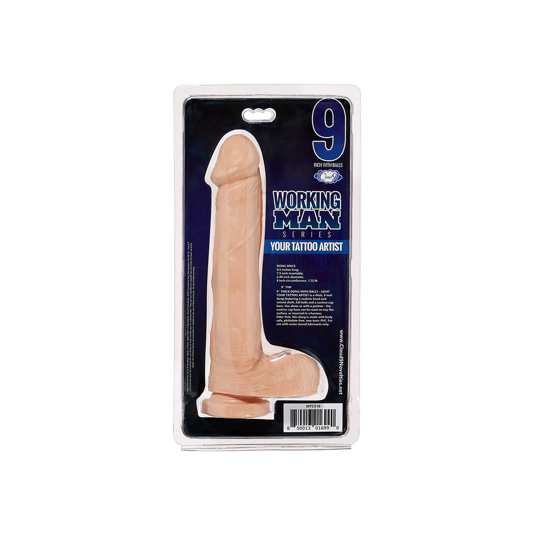Arbeiter - Dein Tätowierer Dildo - 9 / 23 cm