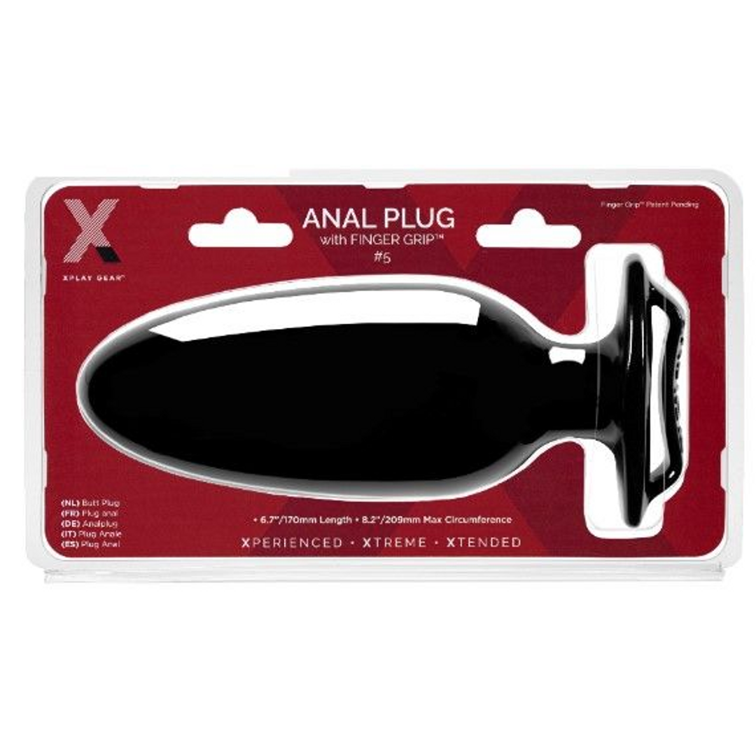 Finger Grip Plug #3L - Butt Plug mit Finger Grip