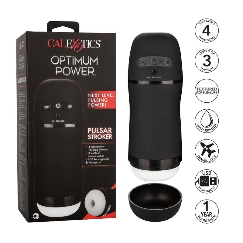 CALEXOTICS - VIBRIERENDER SAUGMASTURBATOR MIT OPTIMALER LEISTUNG