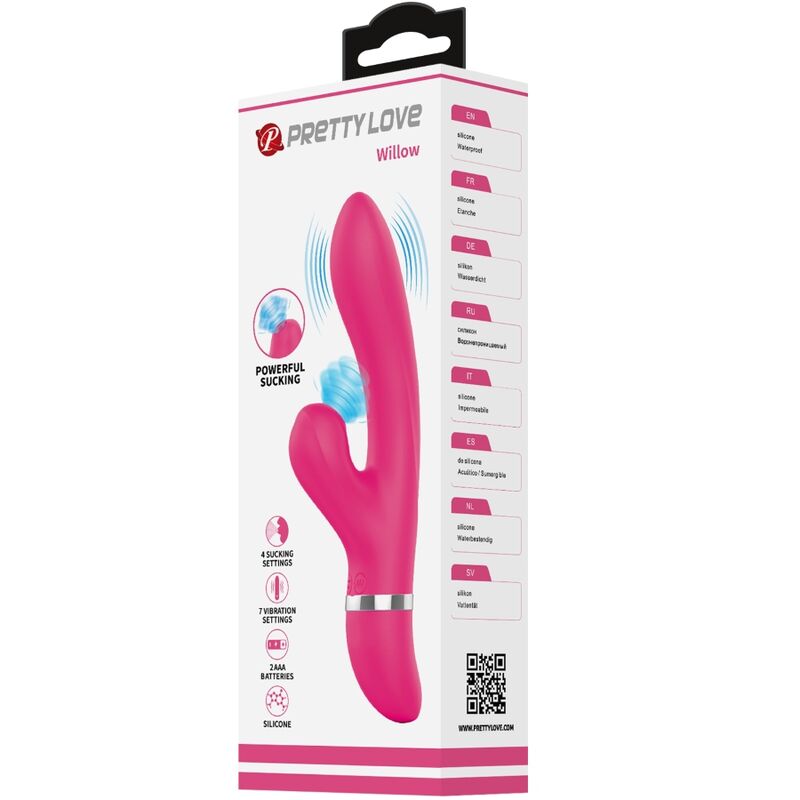 PRETTY LOVE - WILLOW RABBIT VIBRATOR UND SAUG