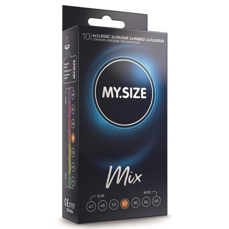 MY.SIZE – Mix Kondome 57 mm 10 Einheiten