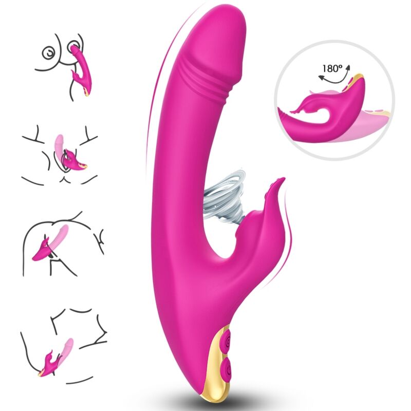 ARMONY - LOVE KLITORIS & G-SPOT SAUGNAPF FUCHSIA