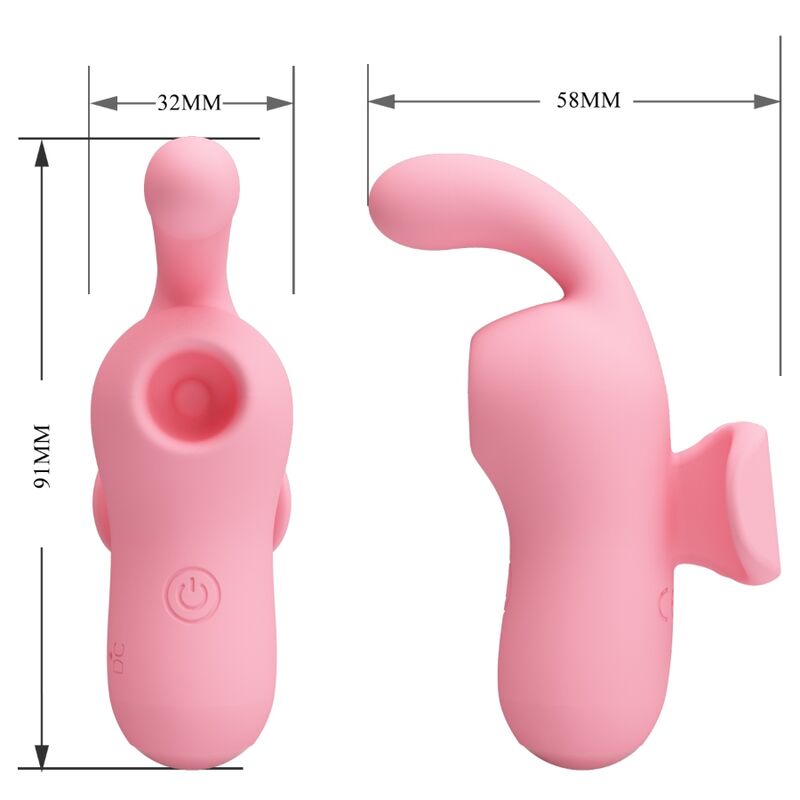 PRETTY LOVE - MINI-SPASSSPIELZEUG VON MAGIC FAIRY VIBRATOR & SAUGER