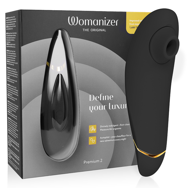 Womanizer – Premium 2 Klitoralstimulator Schwarz