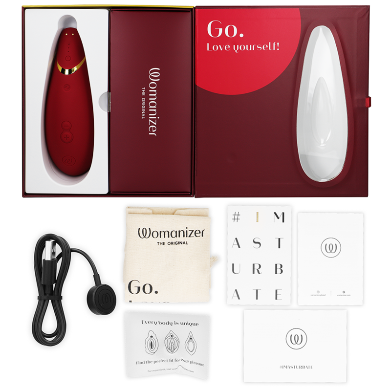 Womanizer – Premium 2 Klitoralstimulator Bordeaux