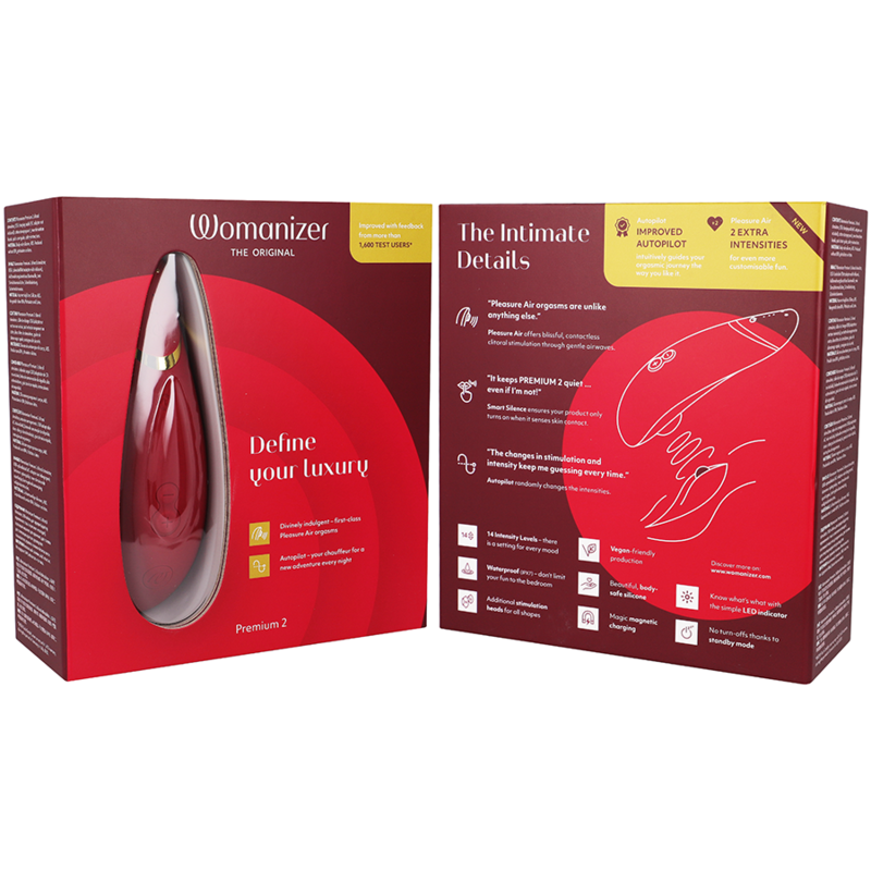 Womanizer – Premium 2 Klitoralstimulator Bordeaux