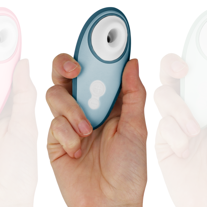 WOMANIZER - LIBERTY 2 KLITORISSTIMULATOR & SAUGROHR BLAU