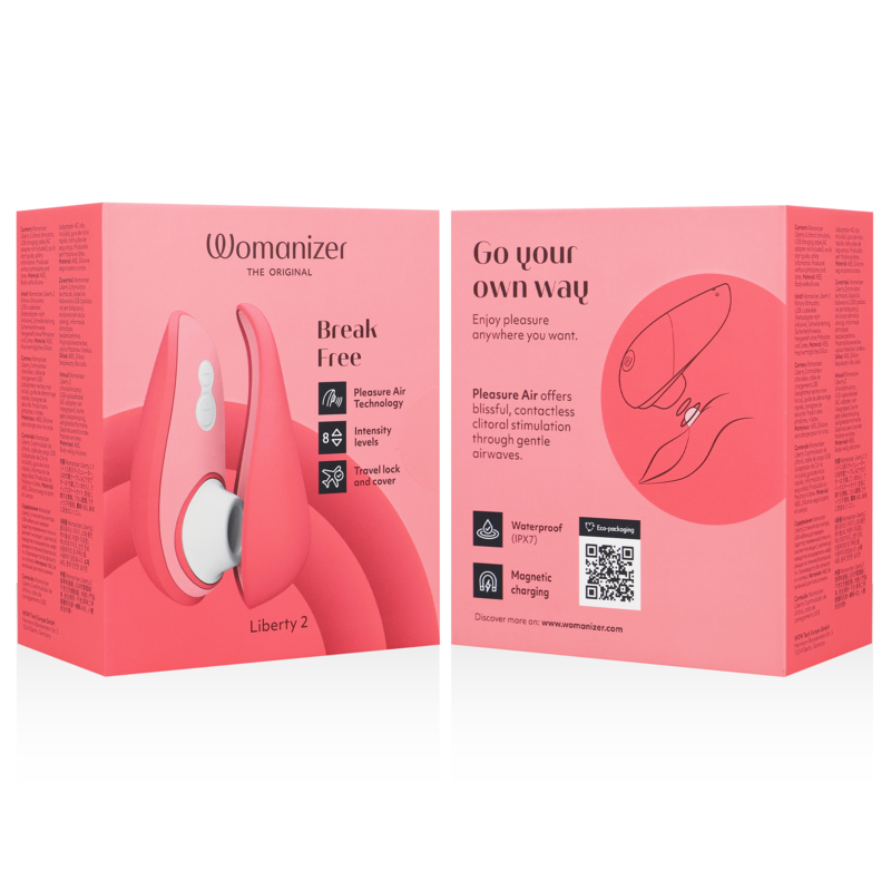 WOMANIZER - LIBERTY 2 KLITORISSTIMULATOR & SAUGROSA
