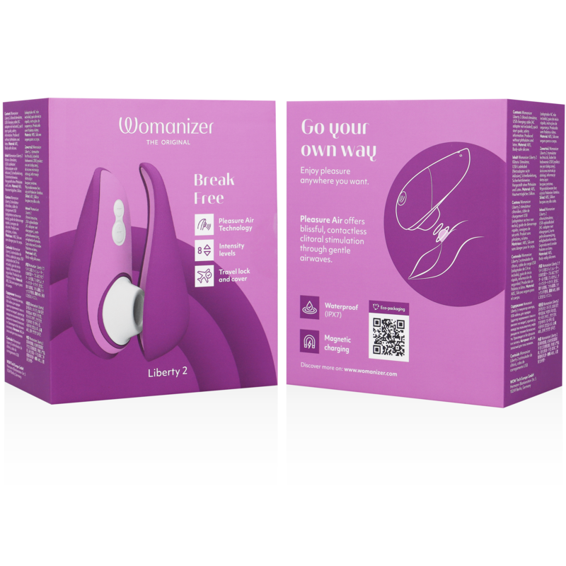 Womanizer – Liberty 2 Klitorisstimulator & Saugrohr Violett