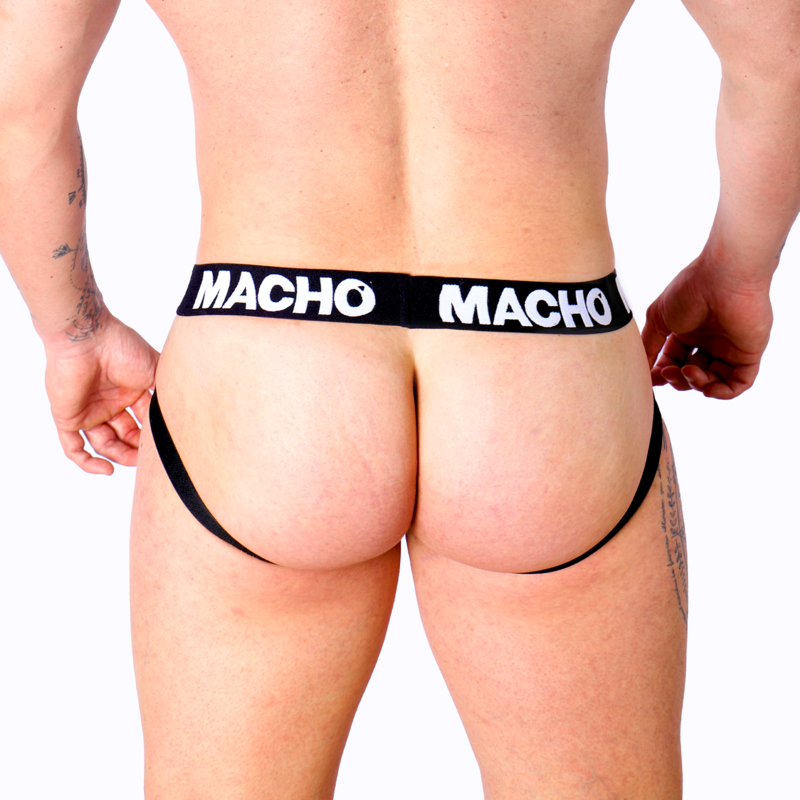MACHO - MX27GR JOCK LEDER GRAU BEIGE M