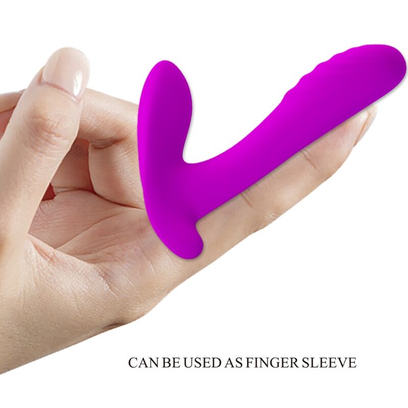 PRETTY LOVE - MASSAGER & VIBRATOR 12 VIBRATIONEN FERNBEDIENUNG LILA