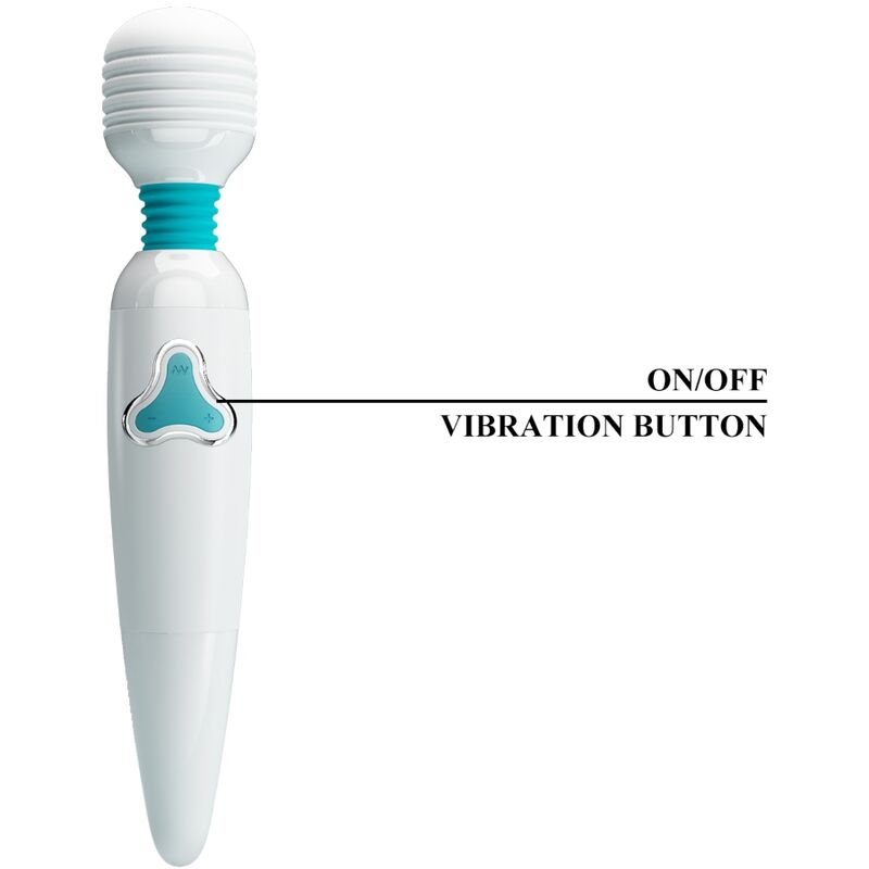 PRETTY LOVE - CLOUD WAND VIBRATOR 7 VIBRATIONEN WEISS