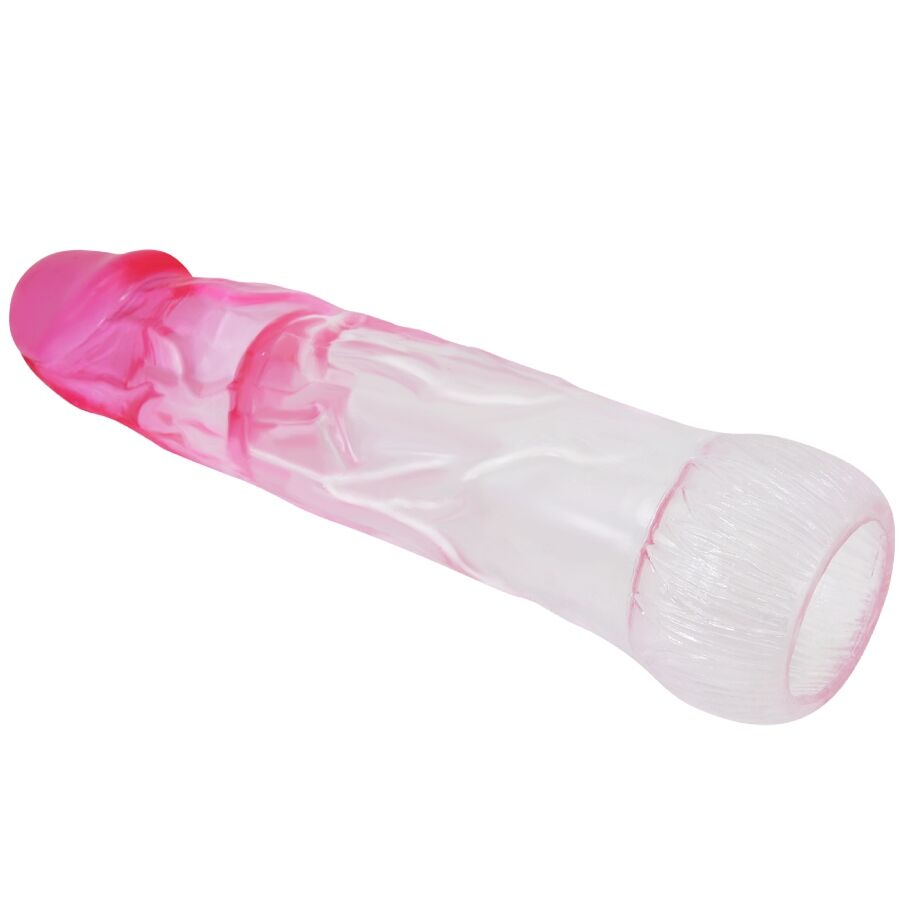 PRETTY LOVE - NERON REALISTISCHE 6 CM PENISVERGRÖSSERUNGSHÜLSE ROSA