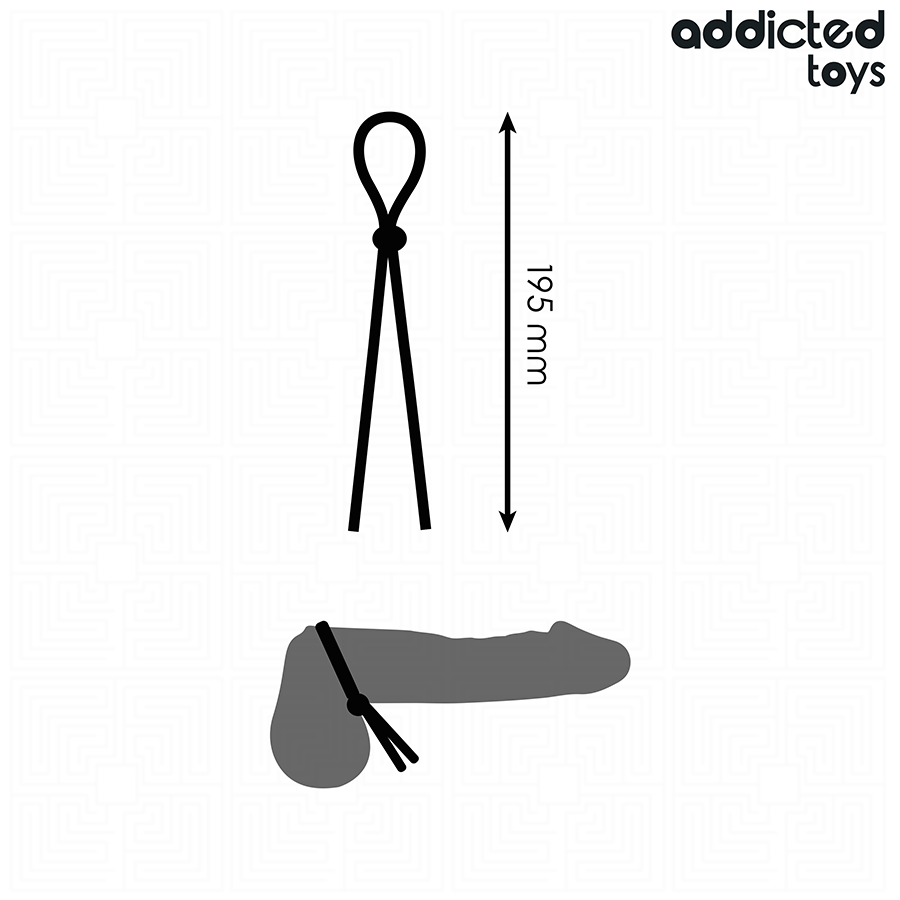 ADDICTED TOYS - SILIKONSEIL FÜR DEN EINZELSCHLEIFEN-PENIS