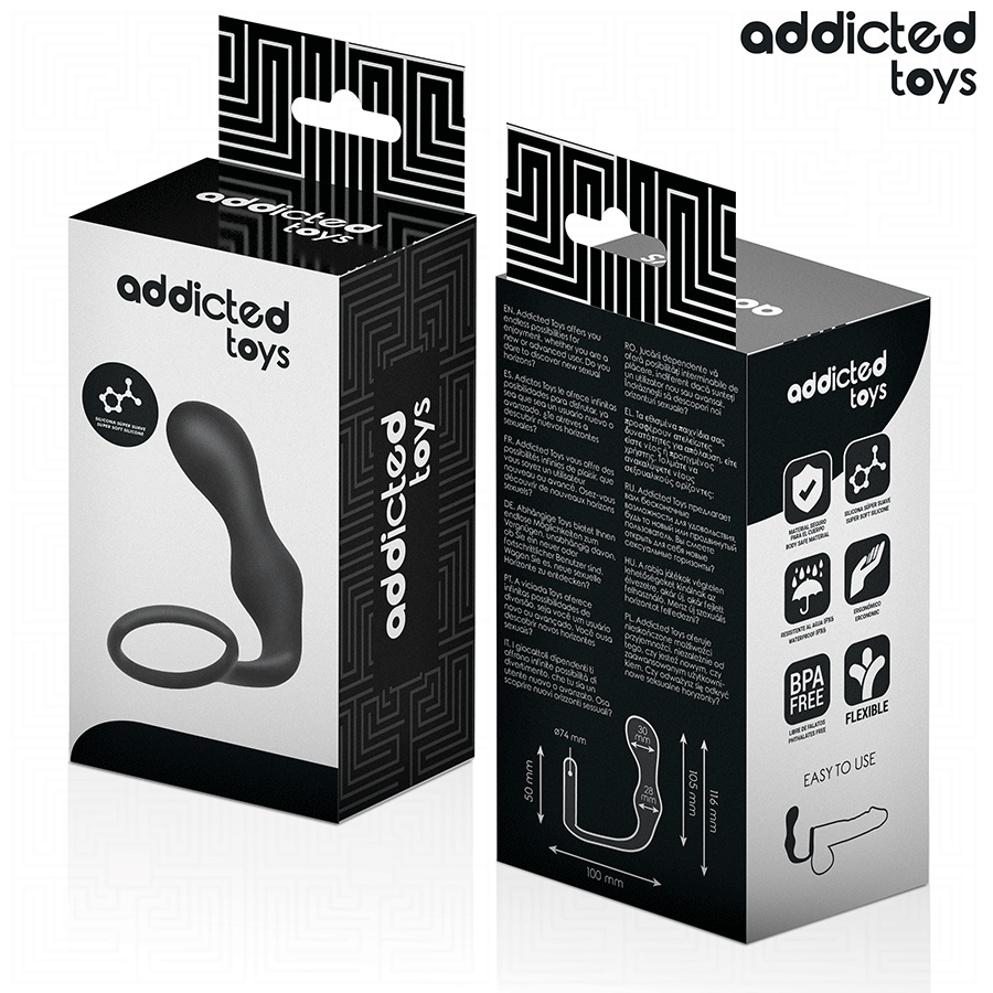 ADDICTED TOYS - ANALPLUG MIT RING MODELL 3