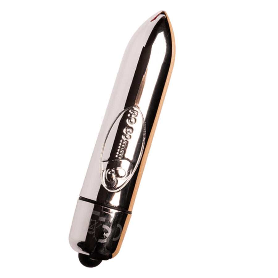 ROCKS-OFF - RO-80 CHROM VIBRIERENDES BULLET SILBER