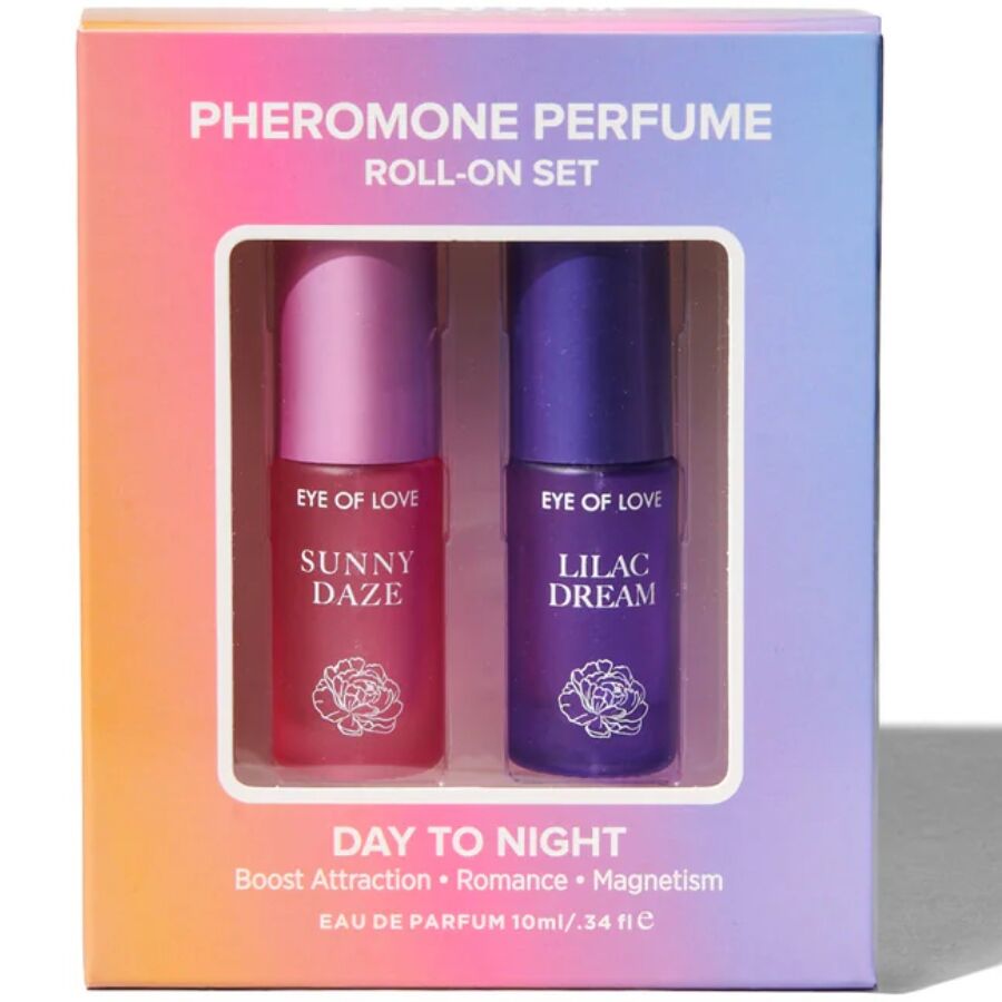 EYE OF LOVE - BLOOM DAY TO NIGHT PHEROMONE ROLL-ON PARFÜM SET 2 X 5 ML