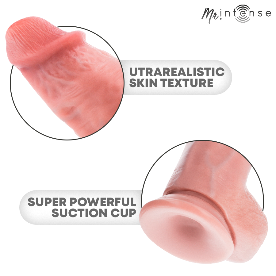 MR INTENSE - KLEINER SPENCER SILIKONDILDO 19 CM -Ø- 4,5 CM