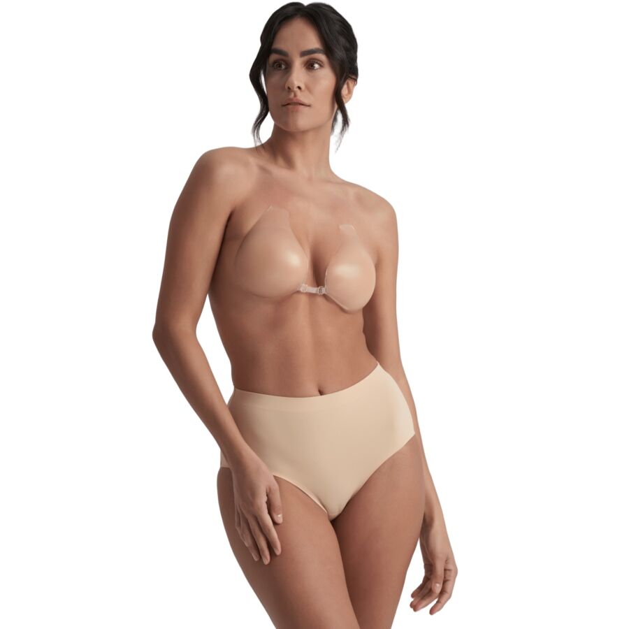 BYE-BRA - COPAS DE SILICONA BEIGE COPA D