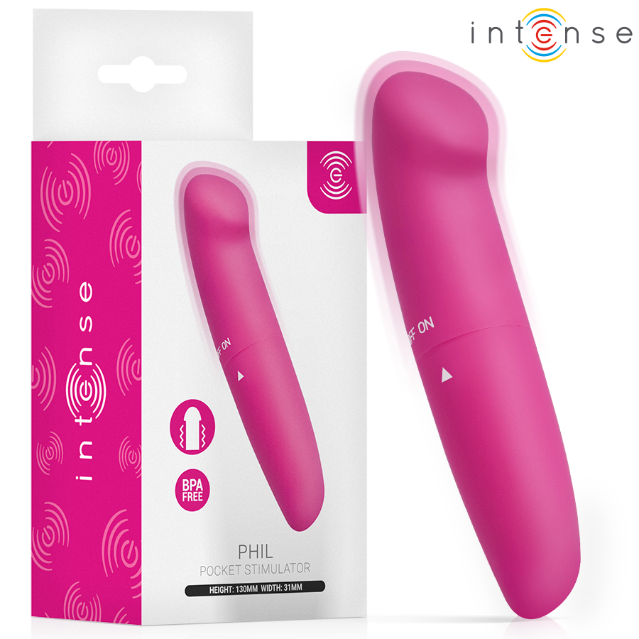INTENSE - PHIL G-PUNKT-VIBRATOR, ROSA, 13 CM