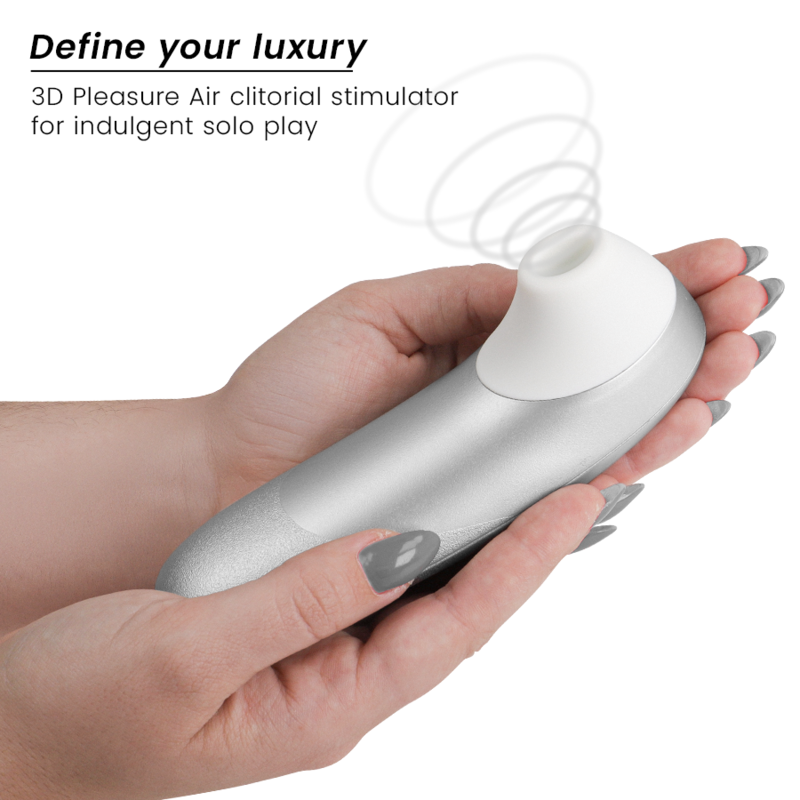 Womanizer – Pro Vibrant Klitoralstimulator Silbergrau