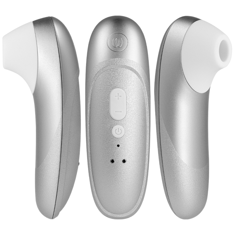 Womanizer – Pro Vibrant Klitoralstimulator Silbergrau