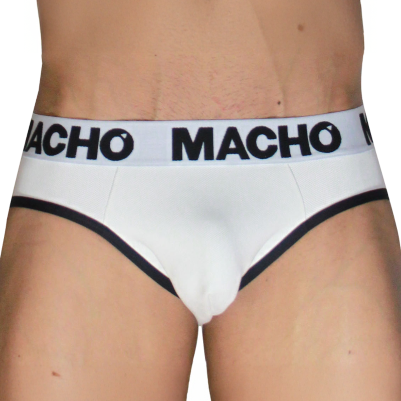 MACHO - MCH006 CLASSIC SLIP WEISS + SCHWARZ M