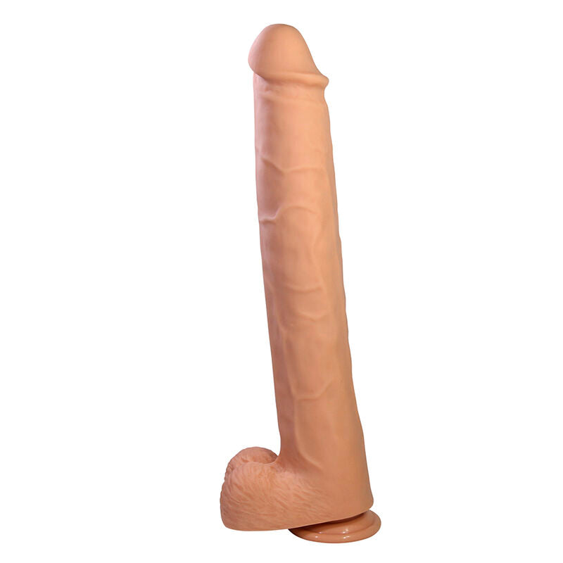 PRETTY LOVE - PAT FLEXIBLER REALISTISCHER DILDO MIT SAUGNAPF 40 CM -Ø- 6 CM