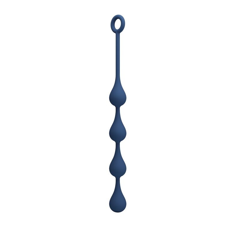 MR PLAY – BLAUE SILIKON-ANALPOLSTER, GRÖSSE M, 33 CM