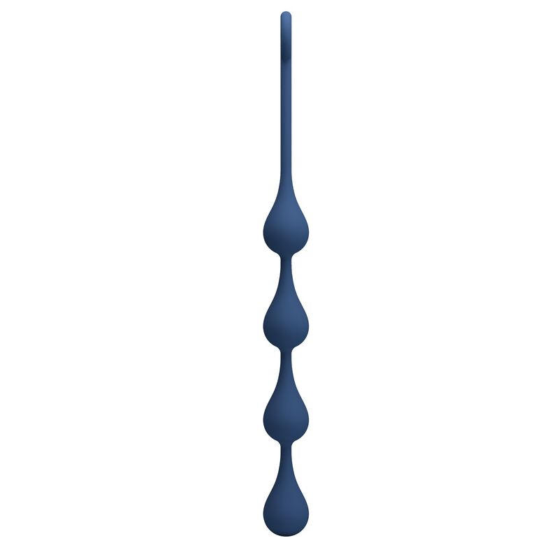 MR PLAY – BLAUE SILIKON-ANALPOLSTER, GRÖSSE M, 33 CM