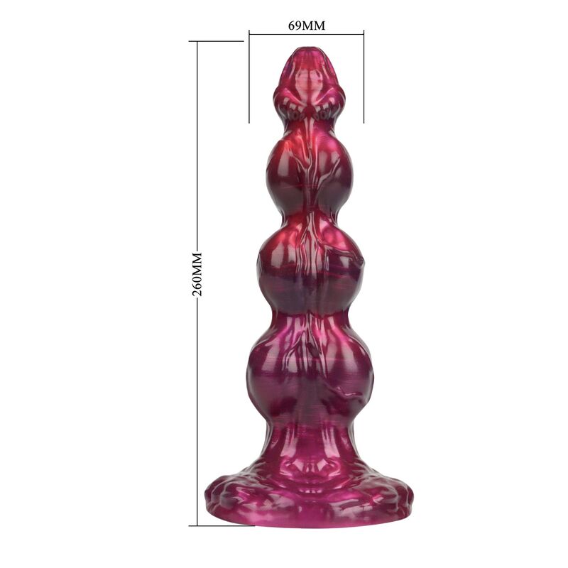 POWER MONSTERS - PRIMAL BEASTLORD PINK TRANSLUCENT FANTASY SILIKONDILDO 26 CM Ø 5 CM