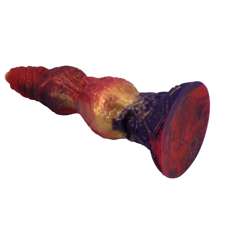 POWER MONSTERS – SAVAGE BEASTLORD DREIFARBIGER FANTASY-SILIKONDILDO 24 CM Ø 5 CM