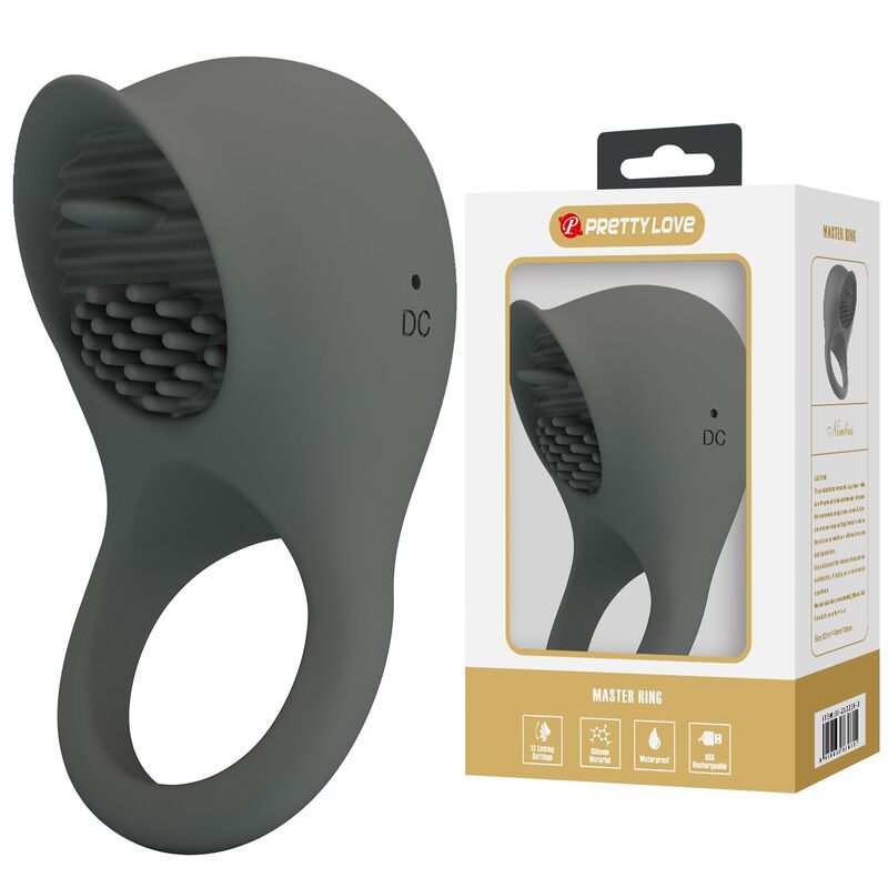 PRETTY LOVE - WIEDERAUFLADBARER VIBRATIONSRING MIT ORALER STIMULATION