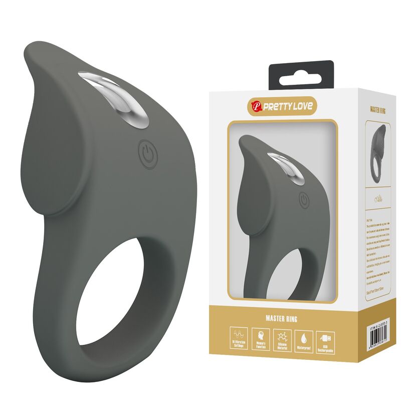 PRETTY LOVE – WIEDERAUFLADBARER, FLEXIBLER SILIKON-VIBRATIONSRING