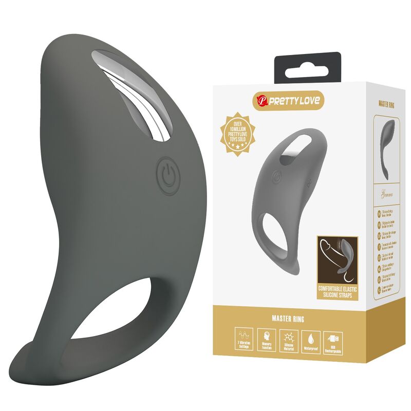 PRETTY LOVE – WIEDERAUFLADBARER VIBRATIONSRING AUS WEICHEM SILIKON