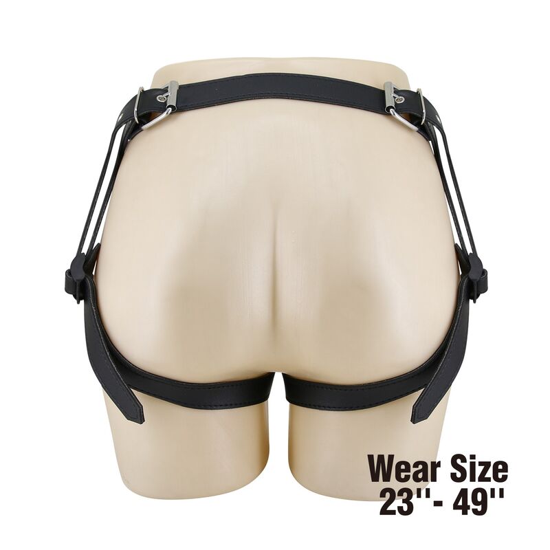 PRETTY LOVE - UNIVERSAL STRAP-ON HARNESS BRIEFS SCHWARZ UND BLAU