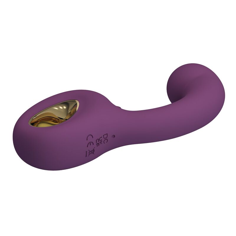 PRETTY LOVE - BRYNNLEE WIEDERAUFLADBARER VIBRATOR MIT ORALSTIMULATOR, 10 VIBRATIONSMÖGLICHKEITEN & 5 LECKFUNKTIONEN, LILA
