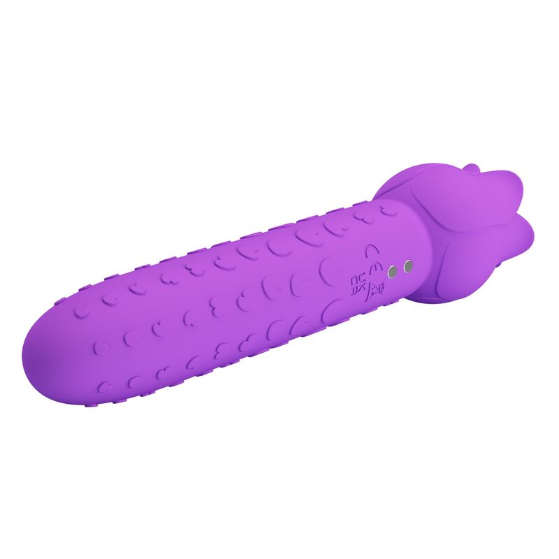 PRETTY LOVE - DANNELL WIEDERAUFLADBARER ORALSTIMULATOR UND KLITORISATIV-VIBRATOR LILA