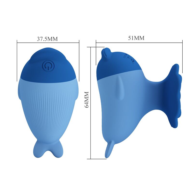 PRETTY LOVE - DOLPHIN MINI USB-AUFLADBARER VIBRATOR