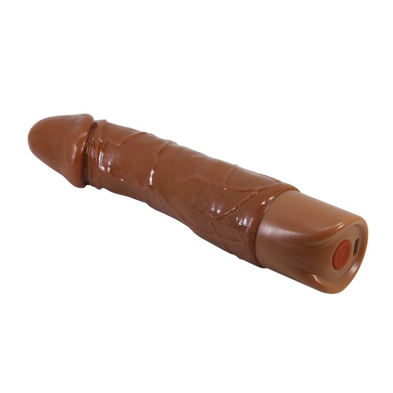 PRETTY LOVE - DONALD REALISTISCHER VIBRATOR 19,5 CM Ø 4 CM BRAUN