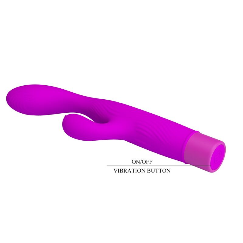 PRETTY LOVE - JENE DOPPEL-STIMULATIONS-VIBRATOR FÜR G-PUNKT UND KLITORIS, LILA
