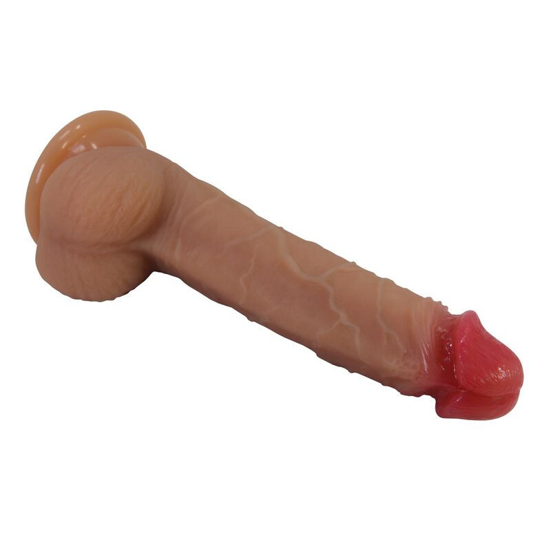 PRETTY LOVE - JOVITA REALISTISCHER SILIKONDILDO MIT SAUGNAPF 19 CM Ø 4,5 CM