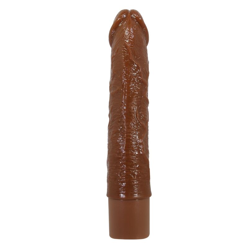 PRETTY LOVE - LEONARDO REALISTISCHER VIBRATOR 20 CM Ø 4 CM BRAUN