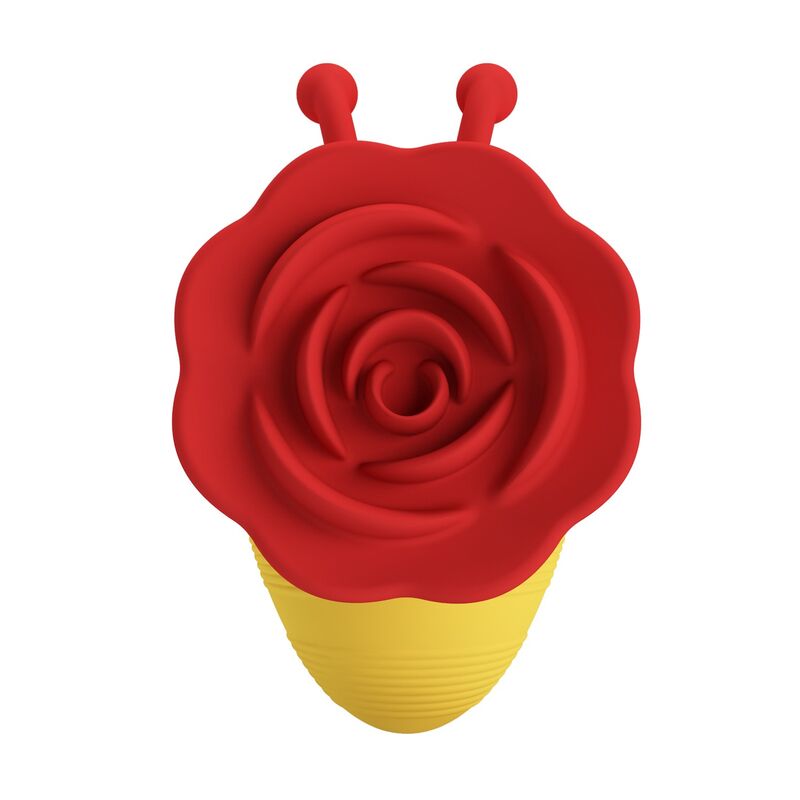 PRETTY LOVE - LITTLE BEE WIEDERAUFLADBARER KLITORALSTIMULATOR 7 MODI ROT/GELB