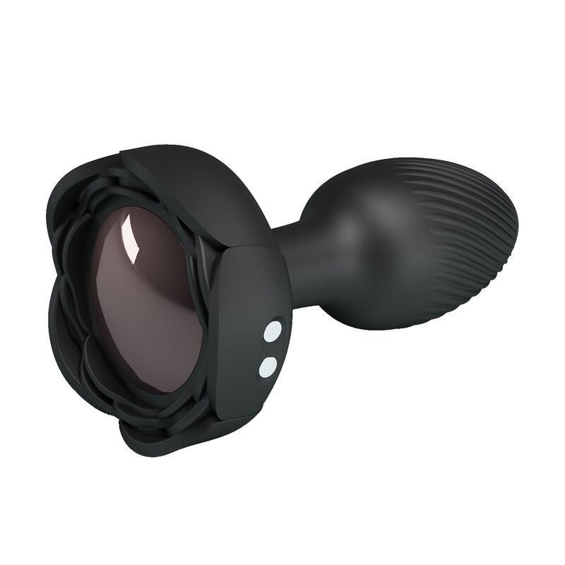 PRETTY LOVE – WIEDERAUFLADBARER VIBRATIONS-ANALPLUG MIT 10 MODI, SCHWARZ