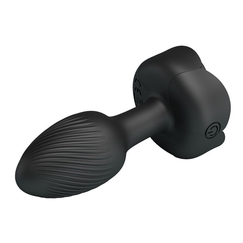 PRETTY LOVE – WIEDERAUFLADBARER VIBRATIONS-ANALPLUG MIT 10 MODI, SCHWARZ