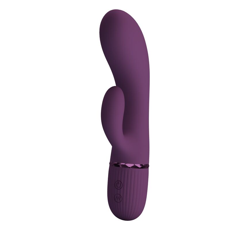 PRETTY LOVE - MARGIE WIEDERAUFLADBARER HASENVIBRATOR MIT 10 FUNKTIONEN, LILA