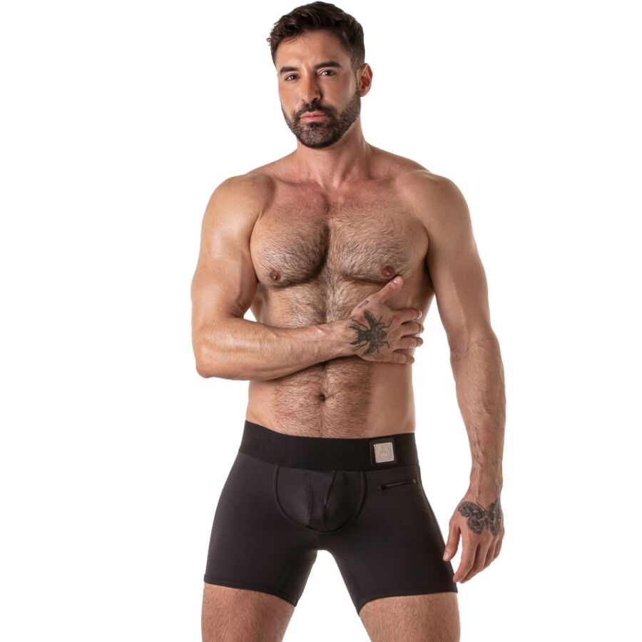 LOCKER GEAR - BREITER BUND-HOSE SCHWARZ L